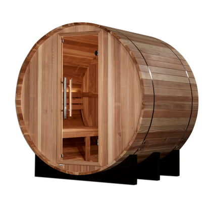 Golden Designs "St. Moritz" 2 Person Barrel Traditional Sauna - GDI-B002-01