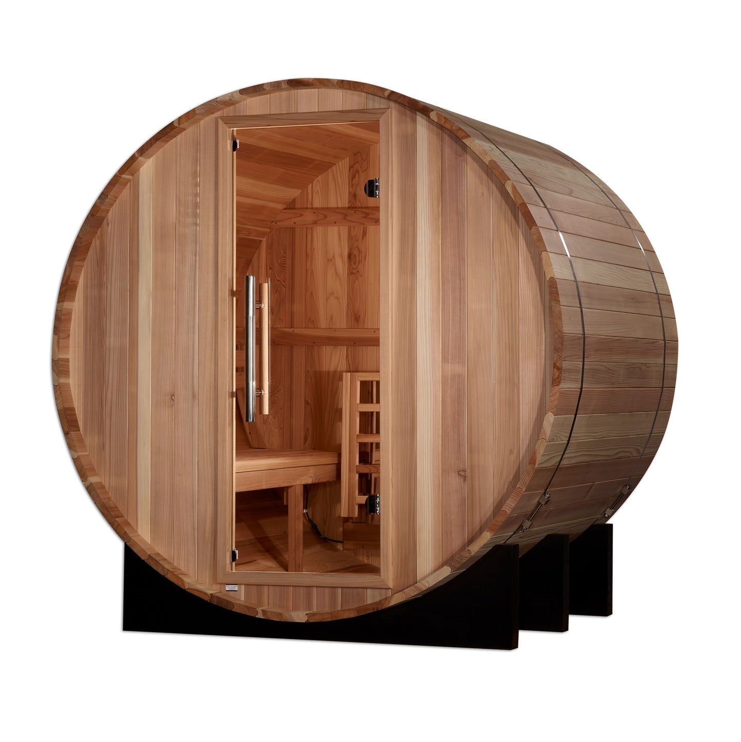 Golden Designs "St. Moritz" 2 Person Barrel Traditional Sauna - GDI-B002-01