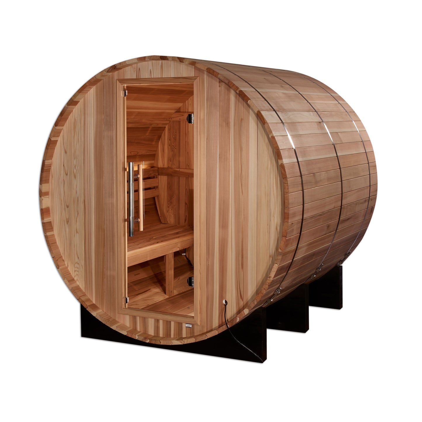 Golden Designs "Arosa" 4 Person Barrel Traditional Sauna  - GDI-B004-01