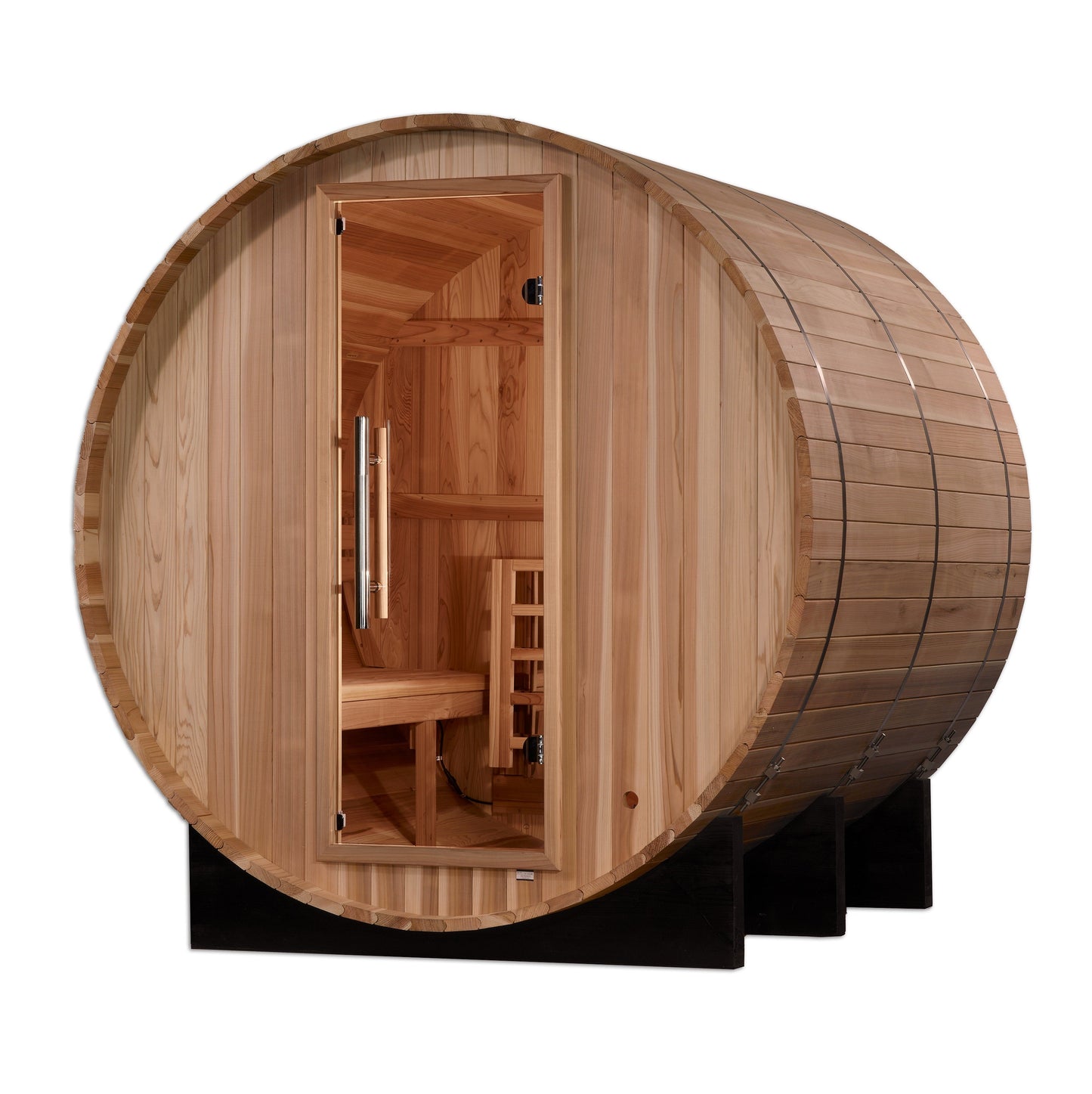 Golden Designs "Arosa" 4 Person Barrel Traditional Sauna  - GDI-B004-01