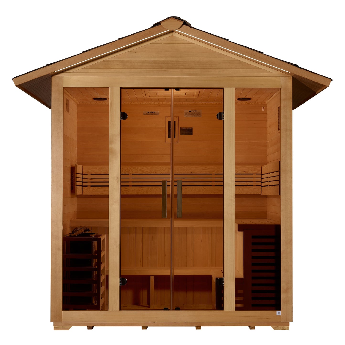 Golden Designs "Vorarlberg" 5 Person Traditional Outdoor Sauna  - GDI-8105-01