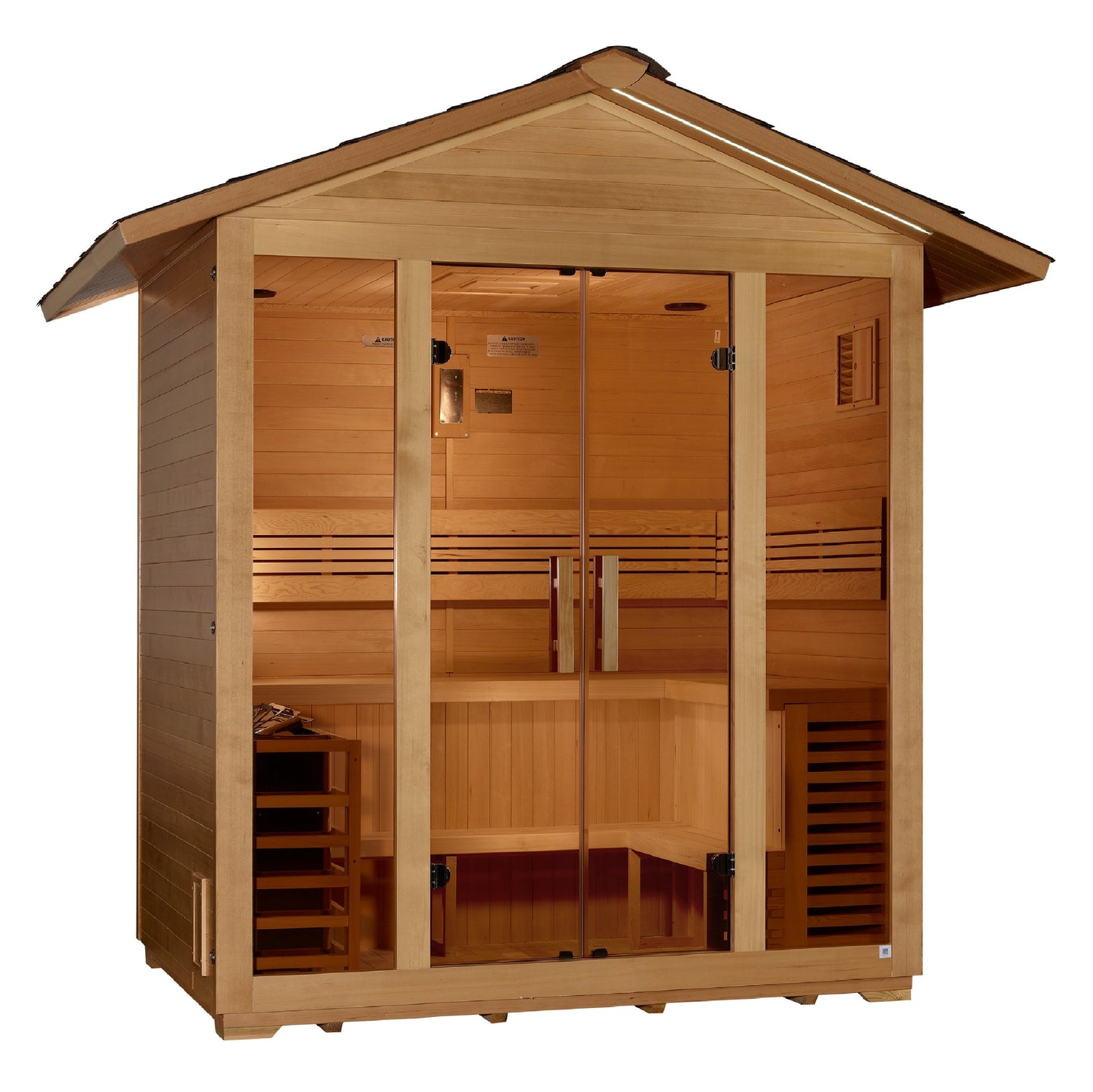 Golden Designs "Vorarlberg" 5 Person Traditional Outdoor Sauna  - GDI-8105-01