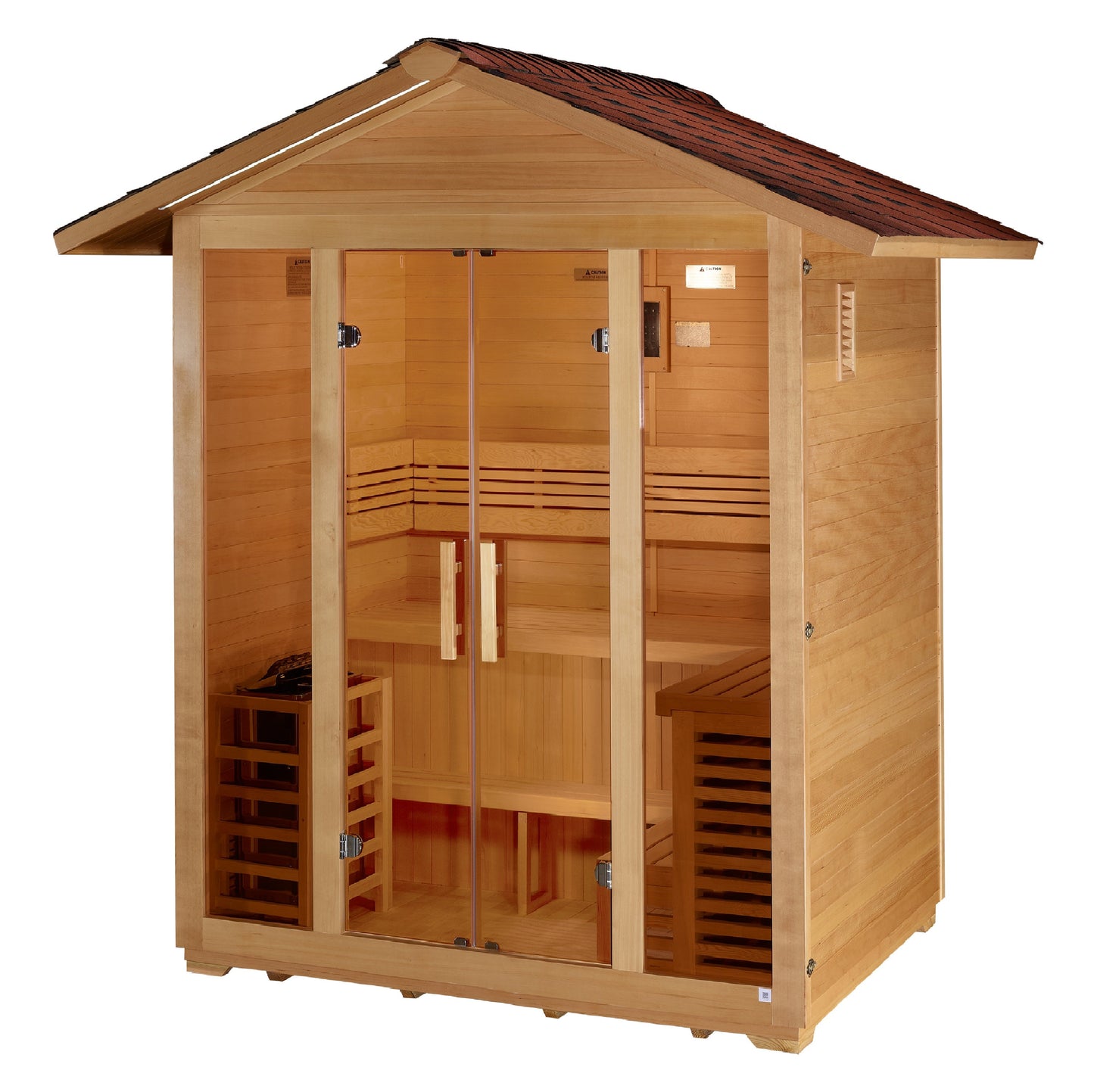Golden Designs "Vorarlberg" 5 Person Traditional Outdoor Sauna  - GDI-8105-01