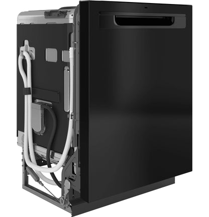 GE Appliances  Top Control with Stainless Steel Interior Dishwasher with Sanitize Cycle Black - GDP670SGVBB