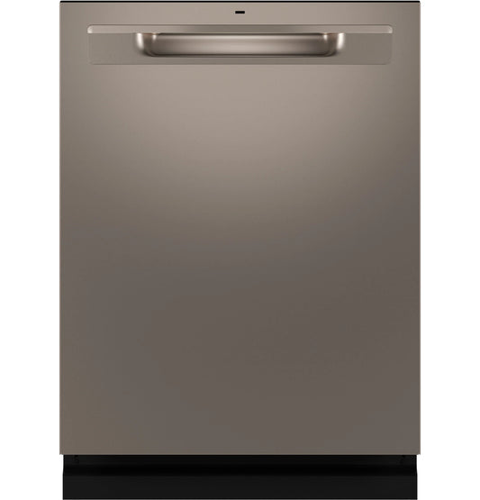 GE Appliances Fingerprint Resistant Top Control with Stainless Steel Interior Dishwasher with Sanitize Cycle Fingerprint Resistant Slate - GDP670SMVES