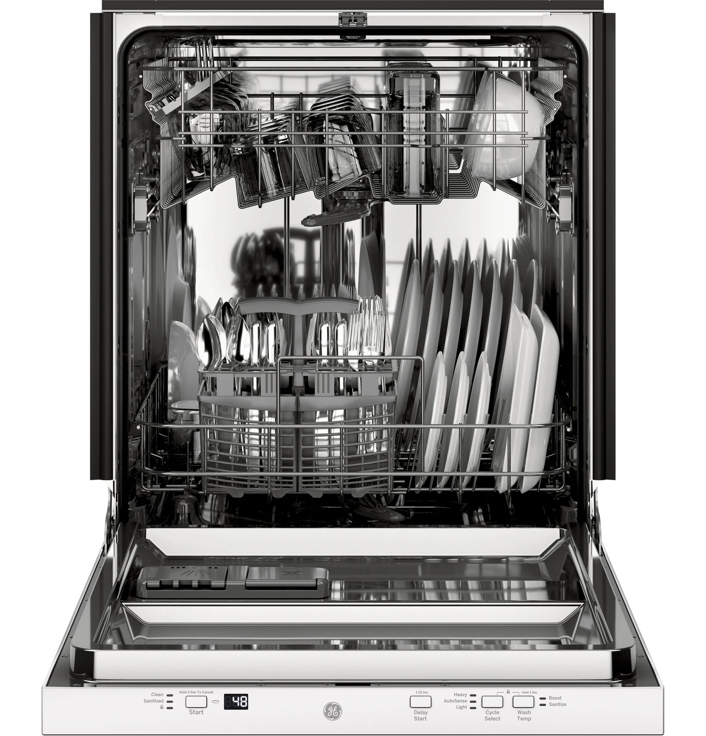 GE Appliances  ADA Compliant Stainless Steel Interior Dishwasher with Sanitize Cycle White - GDT226SGLWW