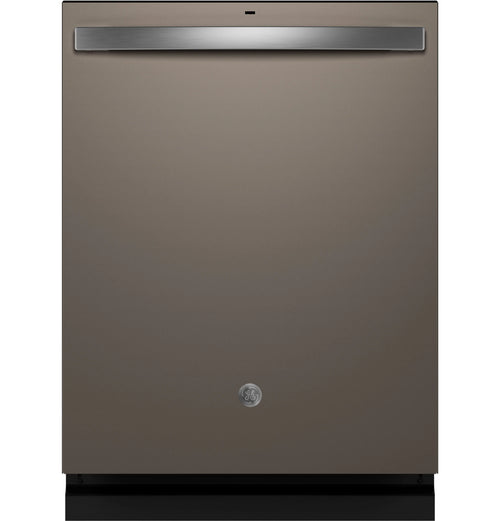 GE Appliances  Fingerprint Resistant Top Control with Stainless Steel Interior Dishwasher with Sanitize Cycle Fingerprint Resistant Slate - GDT650SMVES