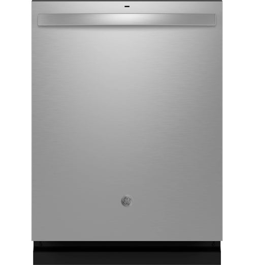 GE Appliances Fingerprint Resistant Top Control with Stainless Steel Interior Dishwasher with Sanitize Cycle Fingerprint Resistant Stainless - GDT650SYVFS