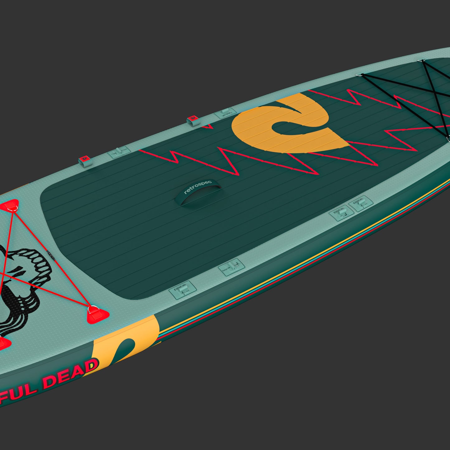 Retrospec Weekender Plus Inflatable Stand Up Paddle Board Kayak Hybrid 10'6" - 6621