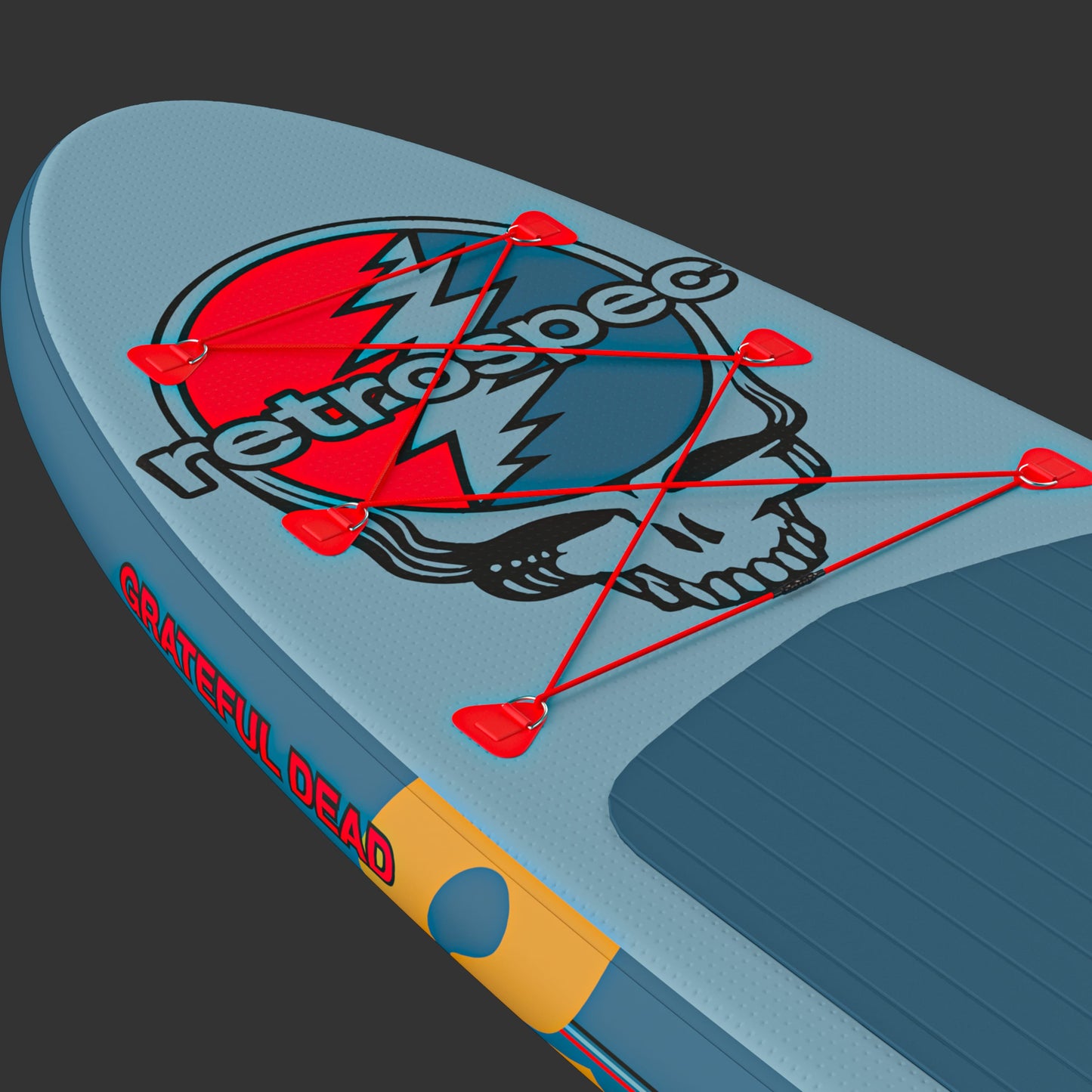 Retrospec Grateful Dead Weekender Inflatable Stand Up Paddle Board 10’6” - 6511