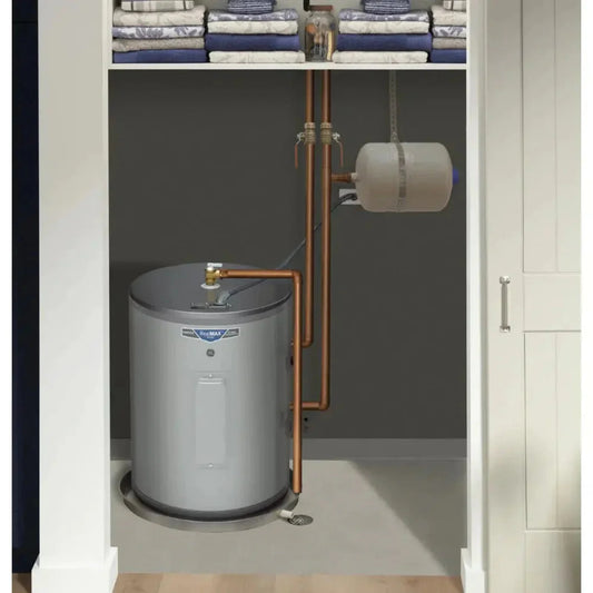 GE RealMAX 26 Gallon Capacity Side Port Lowboy Electric Water Heater - GE30L08BSM