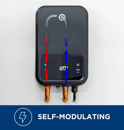 GE Appliances Tankless Electric Water Heater Diamond Gray - GE24DNHPDG