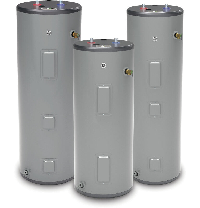 GE30T08BAM 30 Gallon Tall Electric Water Heater Gray