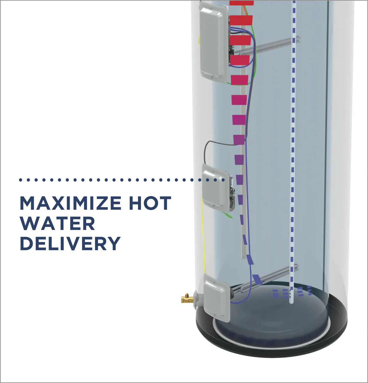 GE40T08DAT 40 Gallon Tall 4500W Electric Water Heater Gray