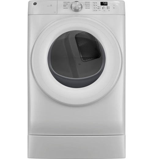 GE Appliances  7.8 cu. ft. Capacity Smart Front Load Gas Dryer White - GFD35GSSYWW