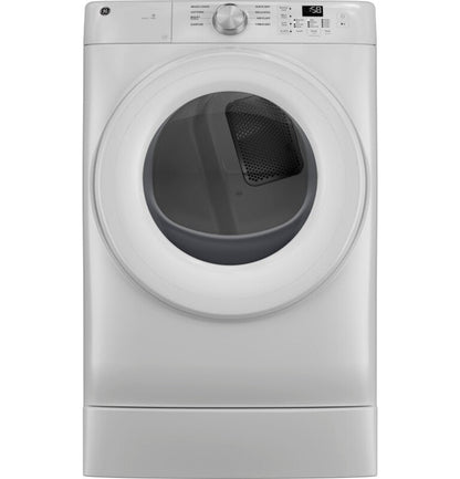 GE Appliances  7.8 cu. ft. Capacity Smart Front Load Gas Dryer White - GFD35GSSYWW