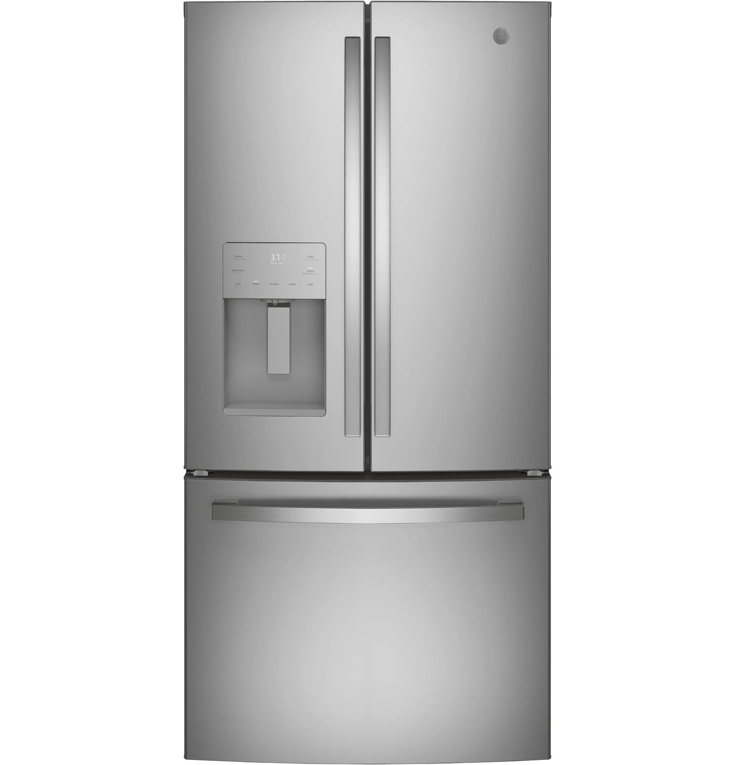 GE Appliances 23.6 Cu. Ft. French-Door Fingerprint Resistant Stainless Steel - GFE24JYKFS