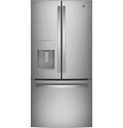 GE Appliances 23.6 Cu. Ft. French-Door Fingerprint Resistant Stainless Steel - GFE24JYKFS