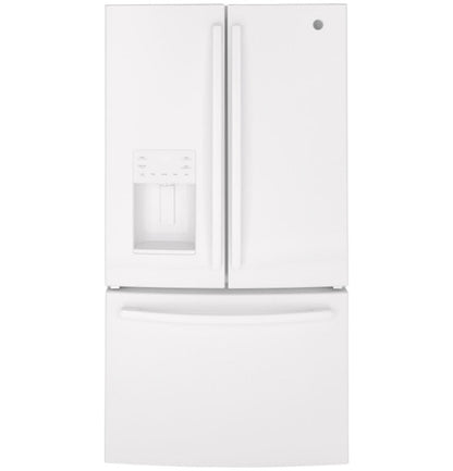 GE Appliances 25.7 Cu. Ft. French-Door White - GFE26JGMWW