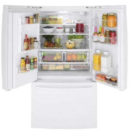 GE Appliances 25.7 Cu. Ft. French-Door White - GFE26JGMWW