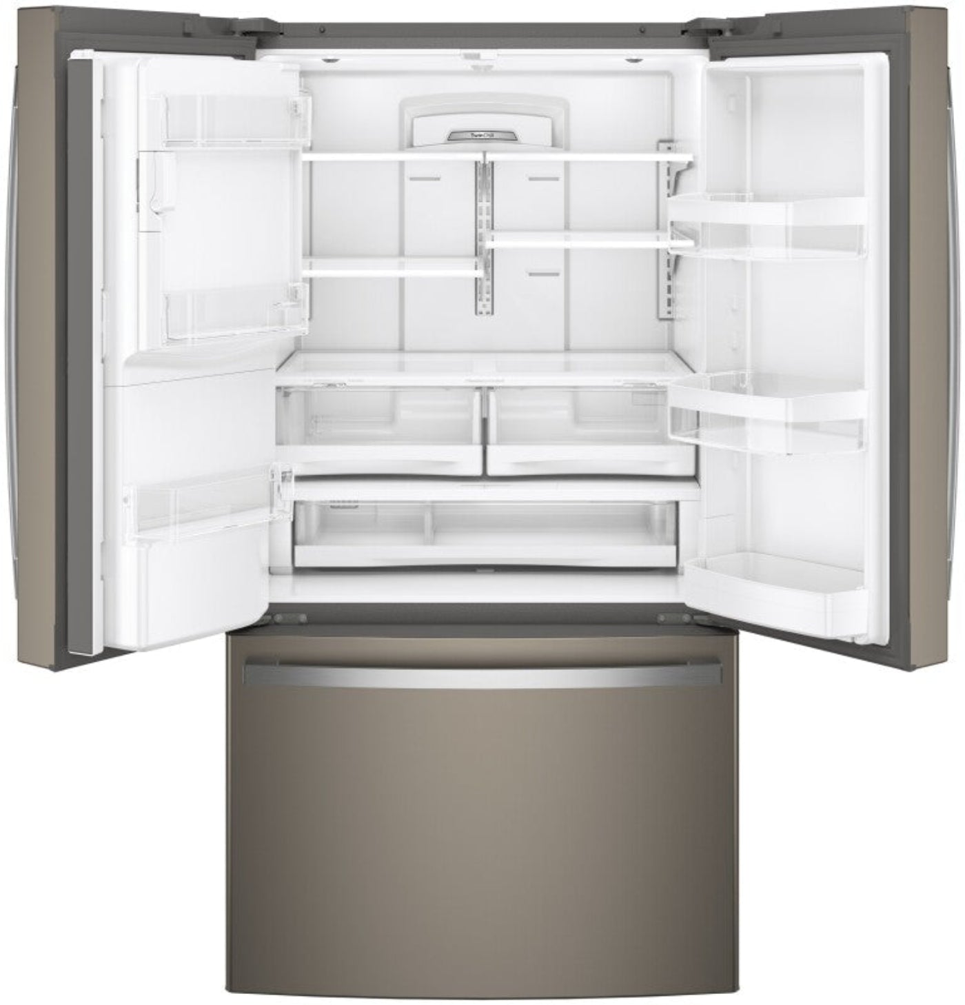 GE Appliances 27.7 Cu. Ft. French-Door Fingerprint Resistant Slate - GFE28GMKES