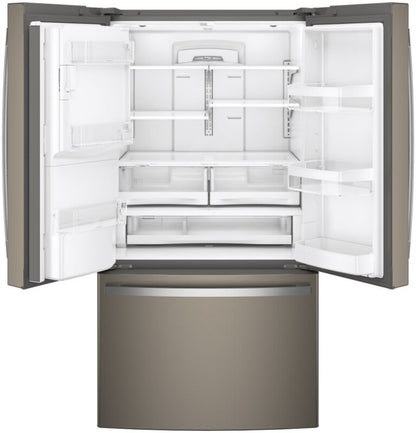 GE Appliances 27.7 Cu. Ft. French-Door Fingerprint Resistant Slate - GFE28GMKES