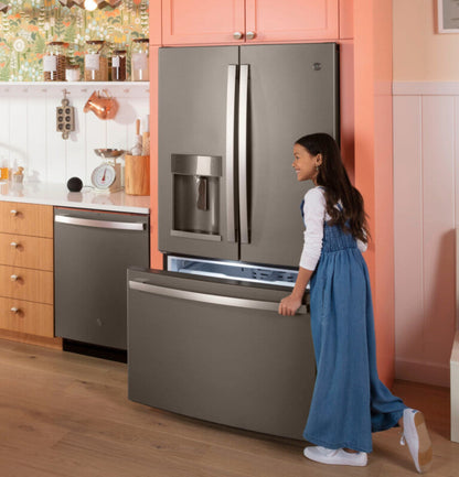GE Appliances 27.7 Cu. Ft. French-Door Fingerprint Resistant Slate - GFE28GMKES
