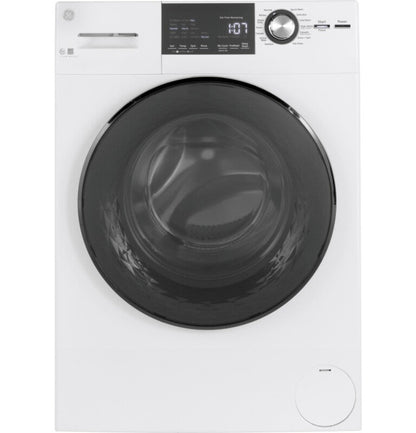 GE Appliances 24" 2.4 Cu. Ft. Front Load Washer with Steam White - GFW148SSMWW