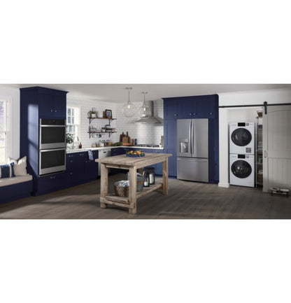 GE Appliances 24" 2.4 Cu. Ft. Front Load Washer with Steam White - GFW148SSMWW