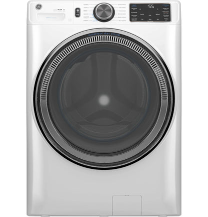 GE Appliances  5.0 cu. ft. Capacity Smart Front Load Steam Washer with SmartDispense UltraFresh Vent System with OdorBlock and Steam White - GFW655SSVWW