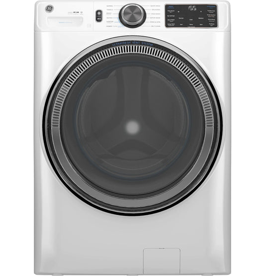 GE Appliances  5.0 cu. ft. Capacity Smart Front Load Steam Washer with SmartDispense UltraFresh Vent System with OdorBlock and Steam White - GFW655SSVWW