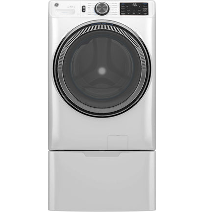 GE Appliances  5.0 cu. ft. Capacity Smart Front Load Steam Washer with SmartDispense UltraFresh Vent System with OdorBlock and Steam White - GFW655SSVWW