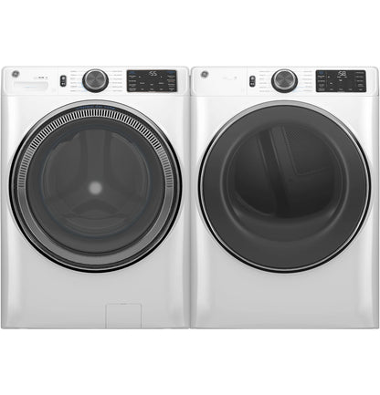 GE Appliances  5.0 cu. ft. Capacity Smart Front Load Steam Washer with SmartDispense UltraFresh Vent System with OdorBlock and Steam White - GFW655SSVWW