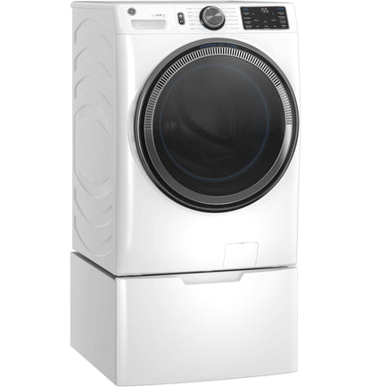 GE Appliances  5.0 cu. ft. Capacity Smart Front Load Steam Washer with SmartDispense UltraFresh Vent System with OdorBlock and Steam White - GFW655SSVWW