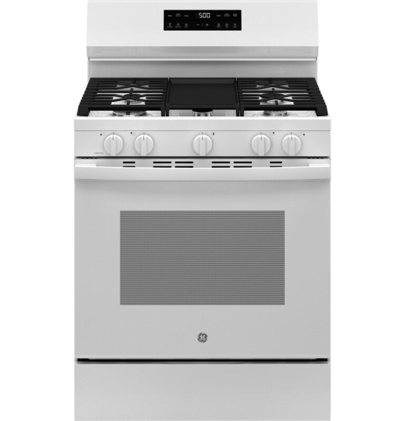 GE Appliances 30" Free-Standing Gas Range with Crisp Mode White - GGF500PVWW