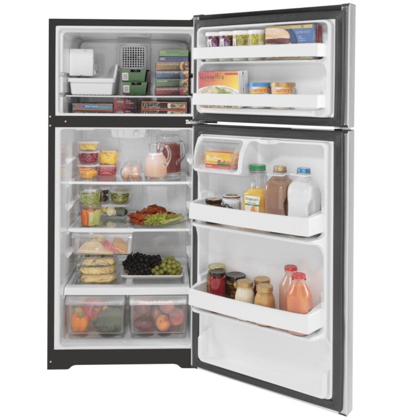 GE Appliances 16.6 Cu. Ft. Top-Stainless Steel - GIE17GSNRSS