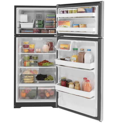 GE Appliances 16.6 Cu. Ft. Top-Stainless Steel - GIE17GSNRSS