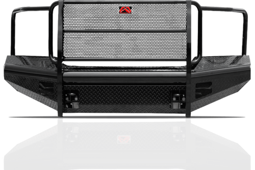 Fab Fours GM08-S2160-1 GMC Sierra 2500/3500 2007.5-2010 Black Steel Front Bumper with Full Guard