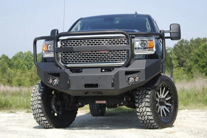 Fab Fours GM14-A3150-1 GMC Sierra 2500/3500 2015-2019 Premium Front Bumper Winch Ready with Full Guard