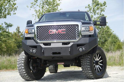Fab Fours GM14-A3151-1 GMC Sierra 2500/3500 2015-2019 Premium Front Bumper Winch Ready No Guard