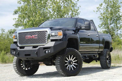 Fab Fours GM14-A3151-1 GMC Sierra 2500/3500 2015-2019 Premium Front Bumper Winch Ready No Guard