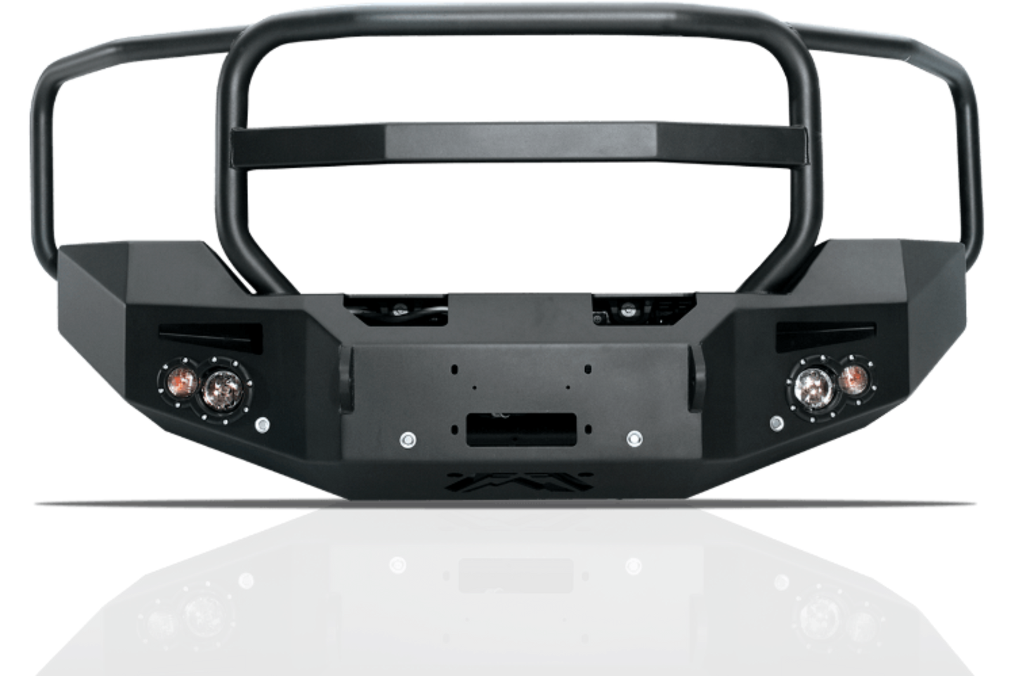 Fab Fours GM14-C3150-1 GMC Sierra 2500/3500 2015-2019 Premium Front Bumper Sensor Winch Ready with Full Guard