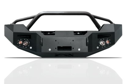 Fab Fours GM14-C3152-1 GMC Sierra 2500/3500 2015-2019 Premium Front Bumper Sensor Winch Ready with Pre-Runner Guard
