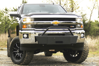 Fab Fours GM15-N3060-1 GMC Sierra 2500/3500 2015-2019 Winch Mount Front Bumper Large Frame
