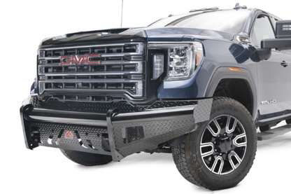 Fab Fours GM20-S5061-1 GMC Sierra 2500/3500 2020-2023 Black Steel Front Bumper With Sensor No Guard