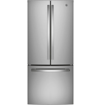 GE Appliances 20.8 Cu. Ft. French-Door Fingerprint Resistant Stainless Steel - GNE21FYKFS