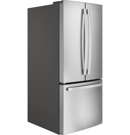 GE Appliances 20.8 Cu. Ft. French-Door Fingerprint Resistant Stainless Steel - GNE21FYKFS