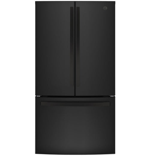 GE Appliances 27.0 Cu. Ft. French-Door Black - GNE27JGMBB
