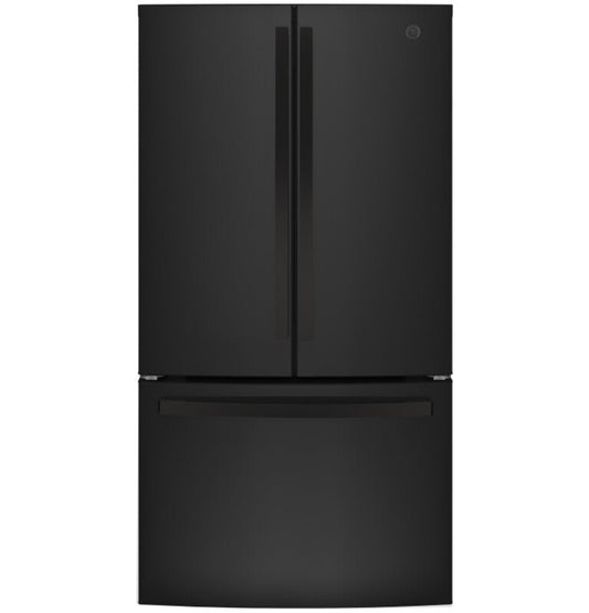 GE Appliances 27.0 Cu. Ft. French-Door Black - GNE27JGMBB