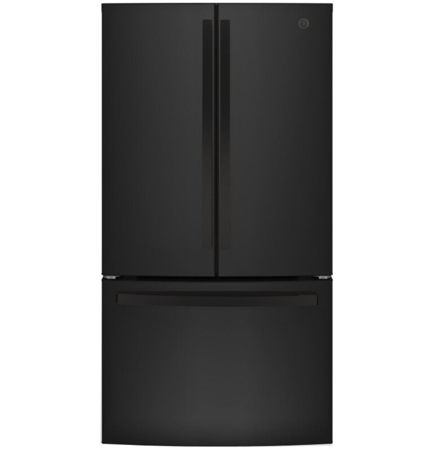 GE Appliances 27.0 Cu. Ft. French-Door Black - GNE27JGMBB